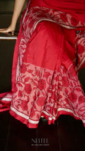 Load image into Gallery viewer, RED ROSES KANTHA SILK SAREE KSJ24-6 - NEITEE