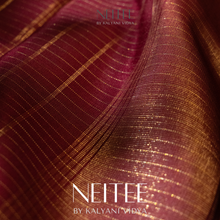 Load image into Gallery viewer, WARM GREY AND COFFEE BROWN KANCHIVARAM SILK SAREE KS25-5 - NEITEE