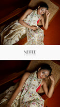 Load image into Gallery viewer, OFF WHITE MULTICOLOUR KANTHA SILK SAREE KSJ24-4 - NEITEE