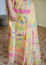 Load image into Gallery viewer, BEIGE PURE MUSLIN JAMDANI JSJ24-3 - NEITEE