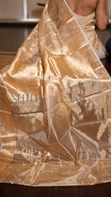 Load image into Gallery viewer, LIGHT BEIGE GOLD TISSUE SAREE TSA24-5 - NEITEE