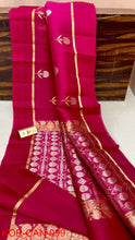 Load image into Gallery viewer, RANI PINK ORGANZA SILK SAREE OSO24-1 - NEITEE