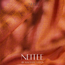Load image into Gallery viewer, BLACK WITH PASTEL PINK KANCHIVARAM SILK SAREE KS25-10 - NEITEE