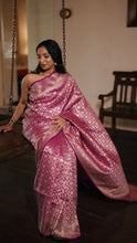 Load image into Gallery viewer, RANI PINK BANARASI BROCADE- BBA24-1 - NEITEE