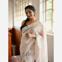 Load image into Gallery viewer, WHITE WITH SILVER ZARI SOFT COTTON KDM24-5 - NEITEE