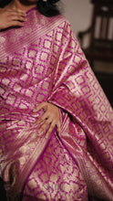 Load image into Gallery viewer, RANI PINK BANARASI BROCADE- BBA24-1 - NEITEE