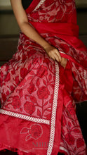 Load image into Gallery viewer, RED ROSES KANTHA SILK SAREE KSJ24-6 - NEITEE