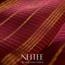 Load image into Gallery viewer, WARM GREY AND COFFEE BROWN KANCHIVARAM SILK SAREE KS25-5 - NEITEE