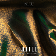 Load image into Gallery viewer, PEACOCK BLUE KANCHIVARAM SILK SAREE KS25-2 - NEITEE