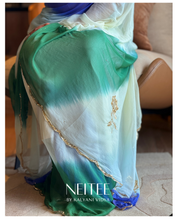 Load image into Gallery viewer, BLUE RUYA -CHIFFON SAREE CF26-5 - NEITEE