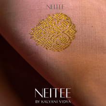 Load image into Gallery viewer, ONION PINK AND CYAN BLUE KANCHIVARAM SILK SAREE KS25-4 - NEITEE