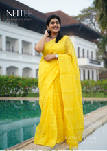 Load image into Gallery viewer, YELLOW JAMDANI SAREE JSJ21-4 - NEITEE