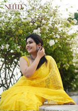 Load image into Gallery viewer, YELLOW JAMDANI SAREE JSJ21-4 - NEITEE