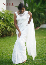 Load image into Gallery viewer, IVORY JAMDANI SAREE JSJ21-5 - NEITEE