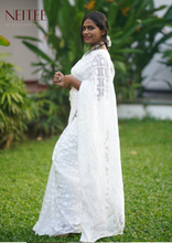 Load image into Gallery viewer, IVORY JAMDANI SAREE JSJ21-5 - NEITEE