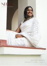 Load image into Gallery viewer, IVORY JAMDANI SAREE JSJ21-5 - NEITEE