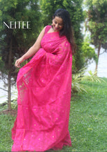 Load image into Gallery viewer, RANI PINK JAMDANI SAREE JSJUN21-1 - NEITEE