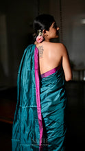 Load image into Gallery viewer, TURQUOISE CHANDERI SILK SAREE CSA24-1 - NEITEE
