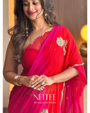 Load image into Gallery viewer, RUYA - MULTICOLOUR CHIFFON SAREE - CF26-2 - NEITEE
