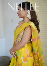 Load image into Gallery viewer, YELLOW PURE MUSLIN JAMDANI-JSJ24-1 - NEITEE
