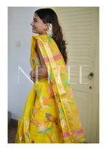 Load image into Gallery viewer, YELLOW PURE MUSLIN JAMDANI-JSJ24-1 - NEITEE
