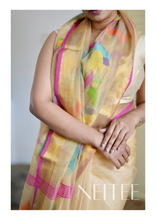 Load image into Gallery viewer, BEIGE PURE MUSLIN JAMDANI JSJ24-3 - NEITEE
