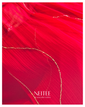 Load image into Gallery viewer, POOJA- DEEP RED CHIFFON CF26-3 - NEITEE

