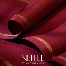 Load image into Gallery viewer, WARM GREY AND COFFEE BROWN KANCHIVARAM SILK SAREE KS25-5 - NEITEE
