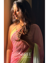 Load image into Gallery viewer, RANGEELA- RAINBOW CHIFFON SAREE CF26-6
