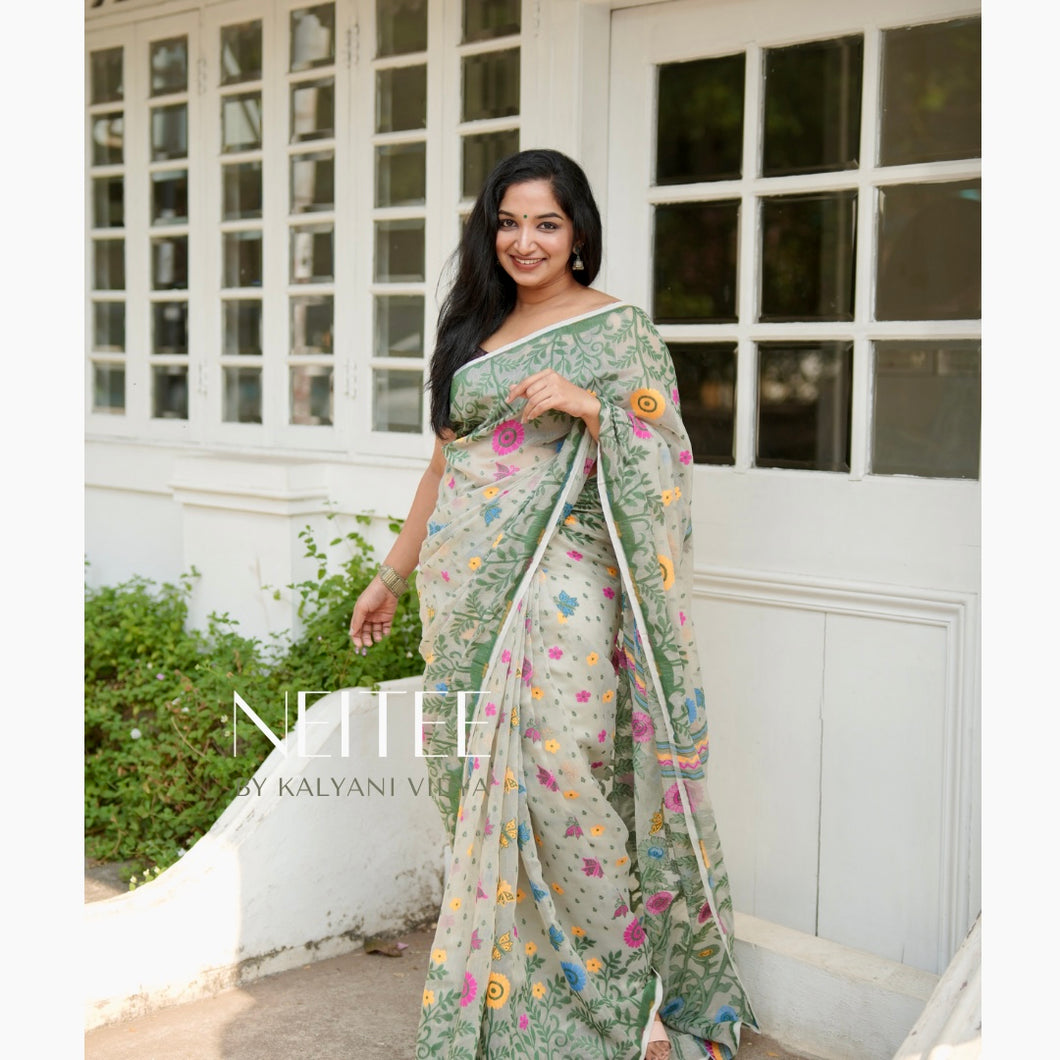 DISPERSED FLORAL BENGAL COTTON BCA24-1 - NEITEE