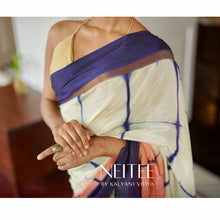 Load image into Gallery viewer, BOLD TYE DYE COTTON SAREE BCA24-8 - NEITEE
