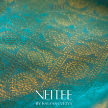 Load image into Gallery viewer, ONION PINK AND CYAN BLUE KANCHIVARAM SILK SAREE KS25-4 - NEITEE
