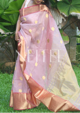 Load image into Gallery viewer, PASTEL PINK CHANDERI SAREE CHJUN21-1 - NEITEE
