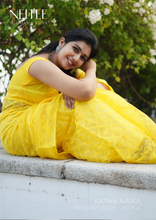 Load image into Gallery viewer, YELLOW JAMDANI SAREE JSJ21-4 - NEITEE
