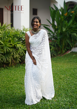 Load image into Gallery viewer, IVORY JAMDANI SAREE JSJ21-5 - NEITEE
