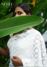 Load image into Gallery viewer, IVORY JAMDANI SAREE JSJ21-5 - NEITEE
